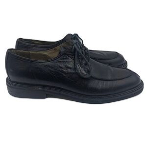 Jones New York Men's Black Leather Lace Up Oxford Work Dress Shoes Size …